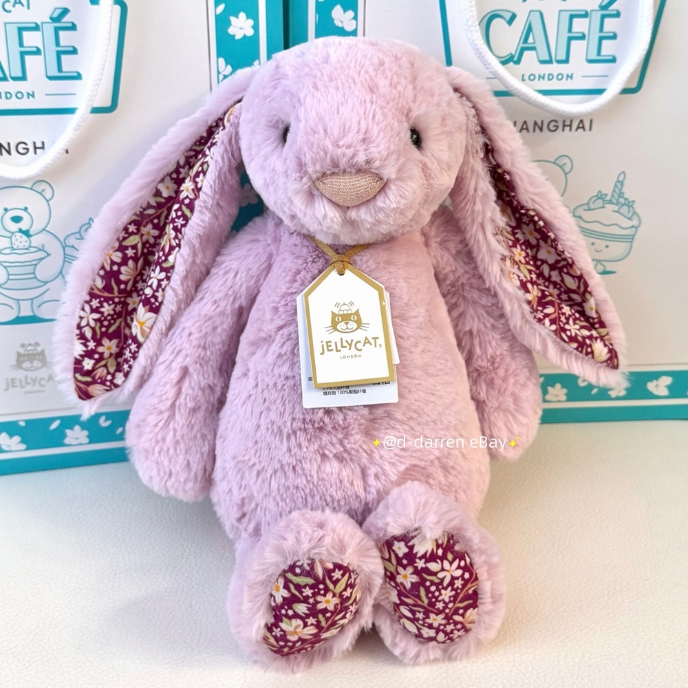 Jellycat Shanghai Exclusive Luxe Blossom Bunny (Limited). Brand new with tag